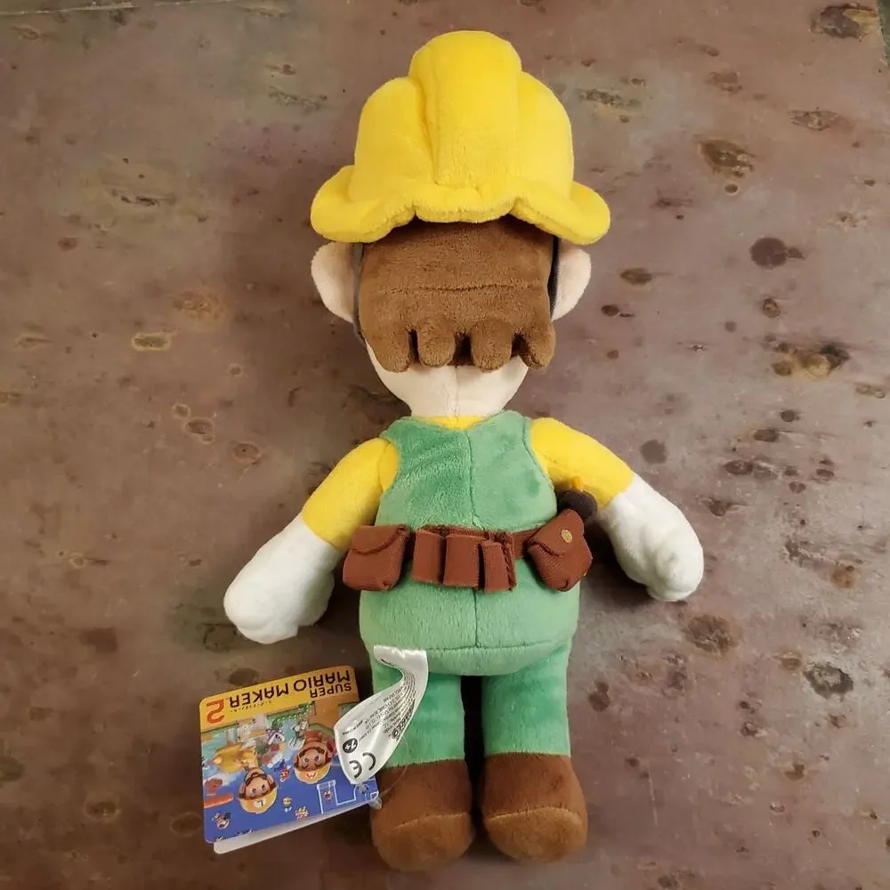 Plush - Builder Luigi 10-Inch (NEW) - Super Mario - Nintendo - Picture 6 of 8